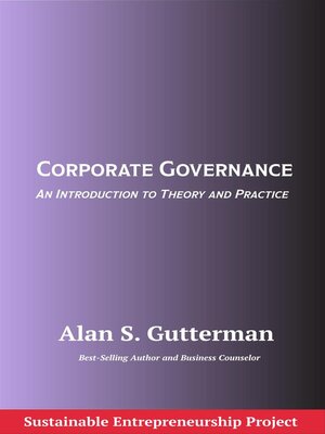 cover image of Corporate Governance